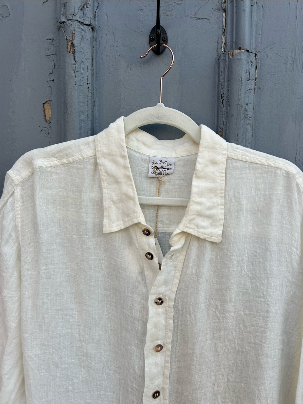 La Bottega di Brunella Camica Franco Button Down Blouse, BNWT, size L - Picture 6 of 13